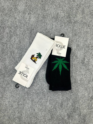 Palm ve Leaf - 2'Li Unisex Çorap
