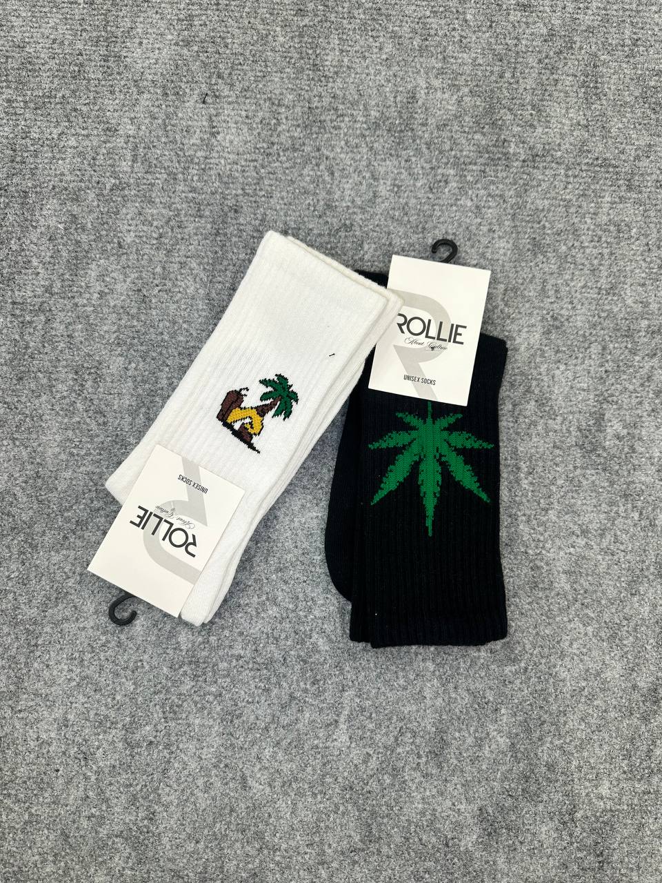 Palm ve Leaf - 2'Li Unisex Çorap
