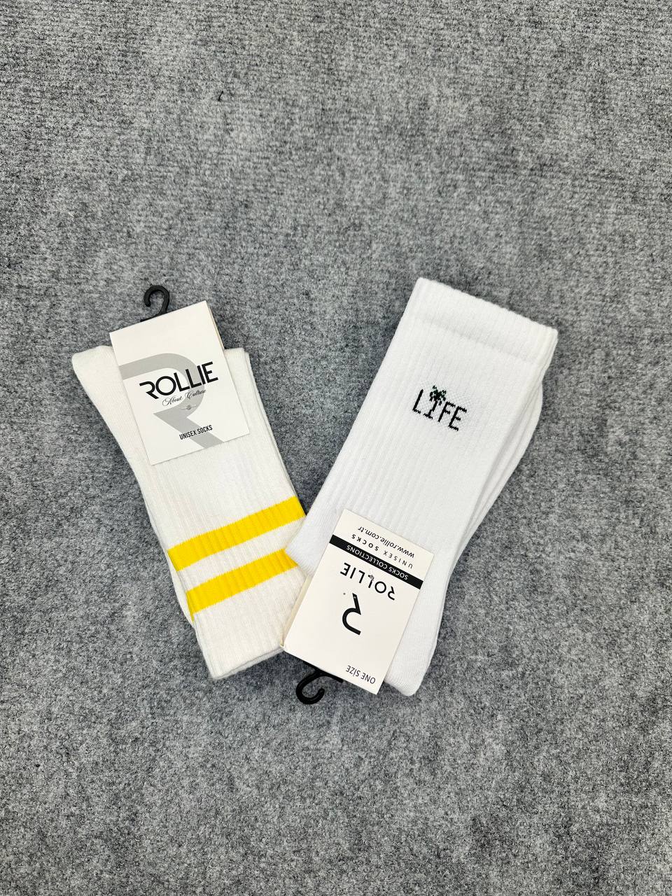 Rollie Line ve Life - 2'Li Unisex Çorap
