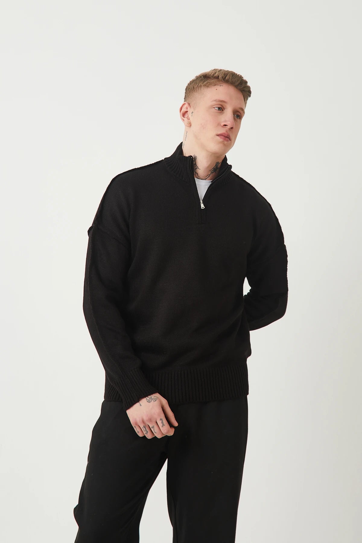 FERMUARLI OVERSIZE TRIKO KAZAK