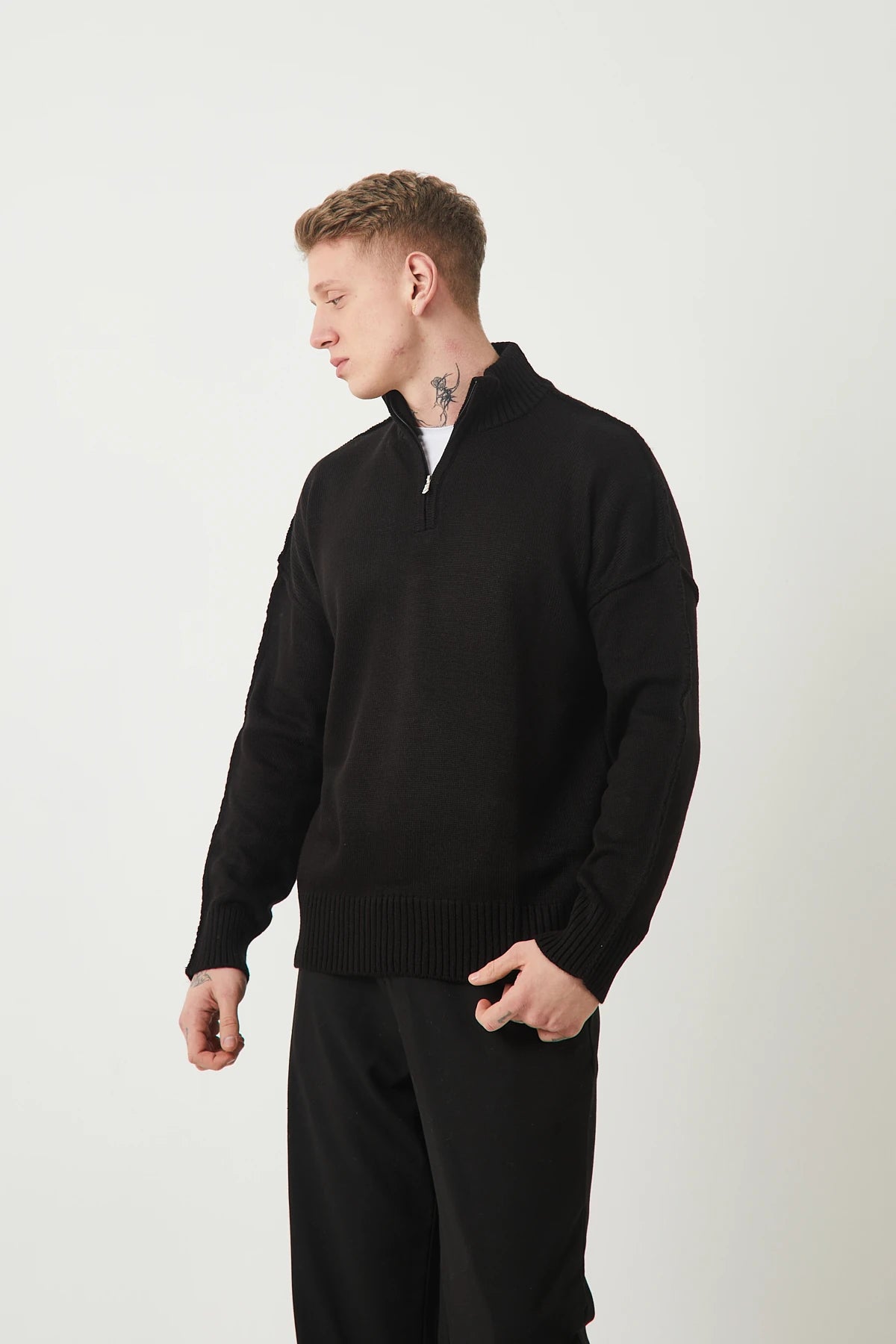 FERMUARLI OVERSIZE TRIKO KAZAK
