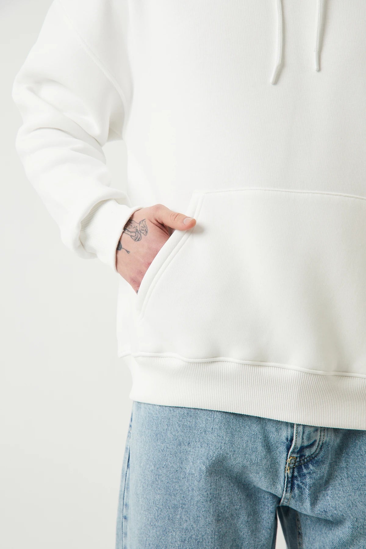 ŞARDONLU OVERSIZE HOODIE