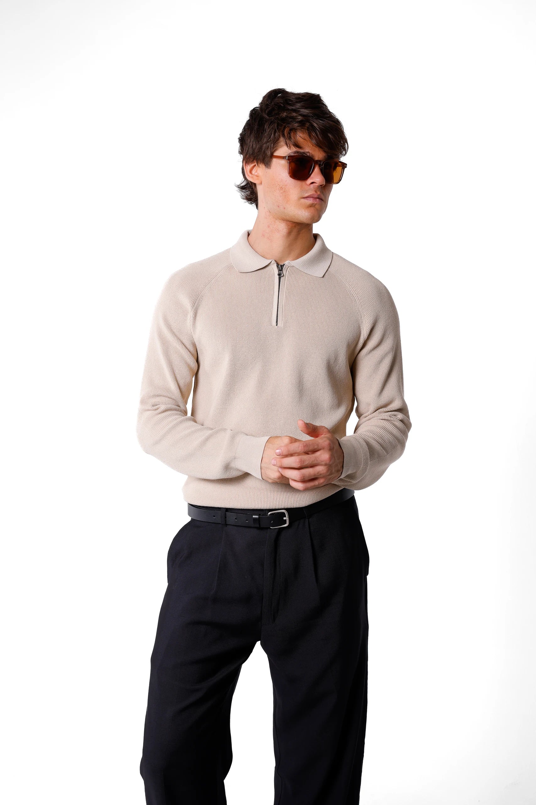 SELANİK ÖRME POLO YAKA TRİKO